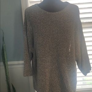 Pure J Jill knit 3/4 sleeve top